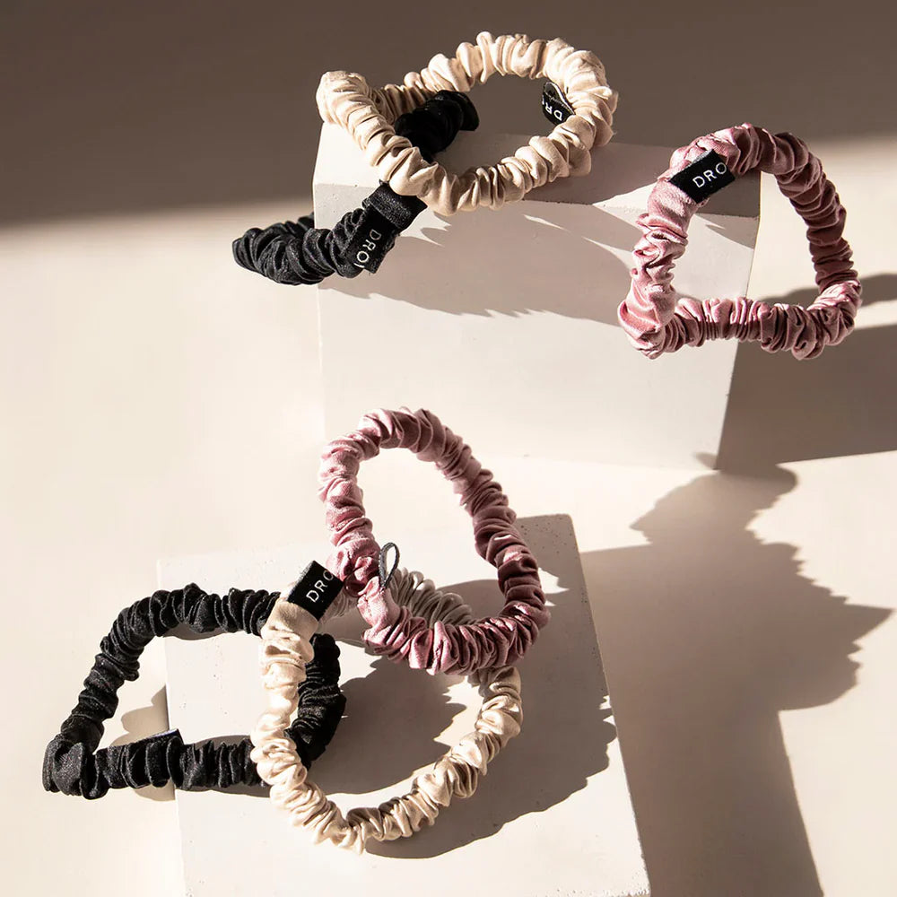 Pure Mulberry Silk Hair Scrunchie Handmade Hairbands
