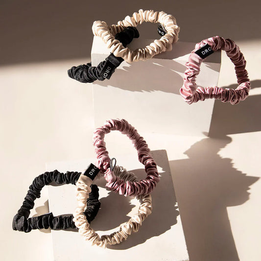 Pure Mulberry Silk Hair Scrunchie Handmade Hairbands