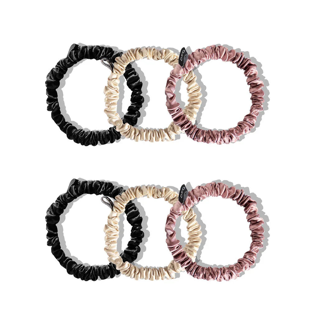 Pure Mulberry Silk Hair Scrunchie Handmade Hairbands