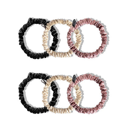 Pure Mulberry Silk Hair Scrunchie Handmade Hairbands